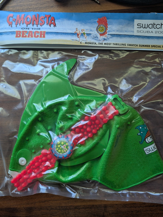 Swatch Scuba "C-Monsta on the Beach" SDZ101 (NOS)