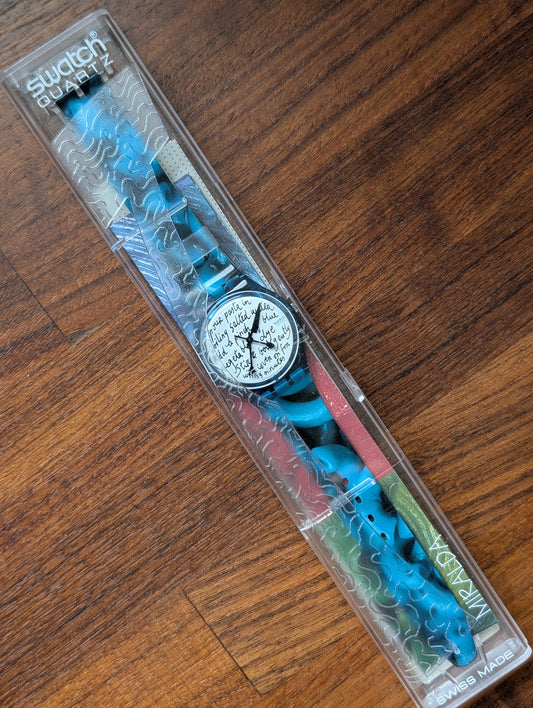 Swatch "Blue Pasta" GG138 (NOS)