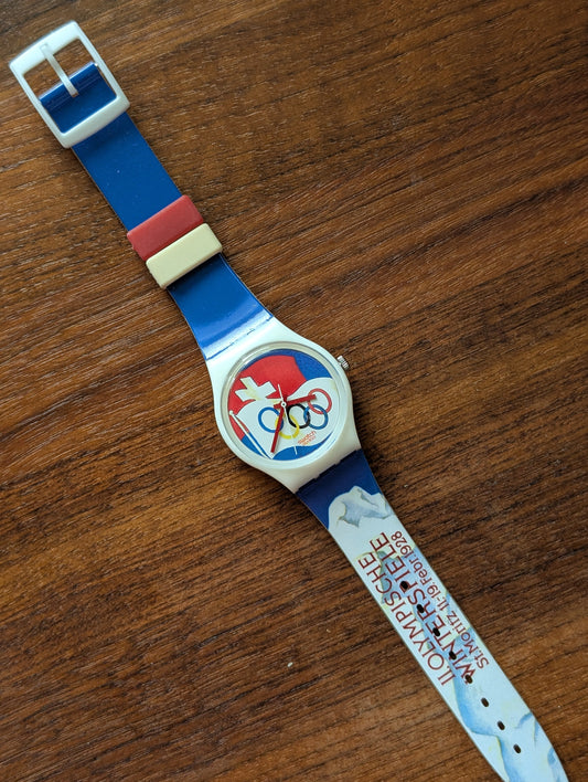 Swatch "St. Moritz 1928" GZ134 (Used)