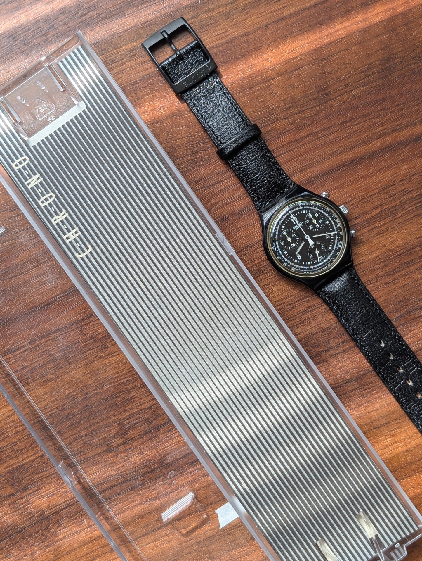 Swatch "Pure Black" SCB114 (NOS)