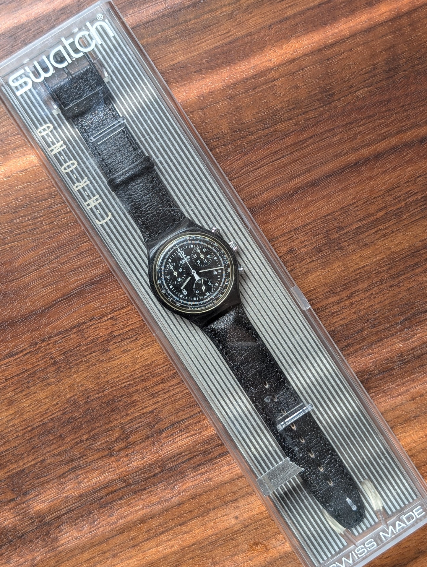 Swatch "Pure Black" SCB114 (NOS)