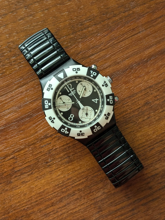Swatch Aqua Chrono "Black Jack" SEB100 (Used)