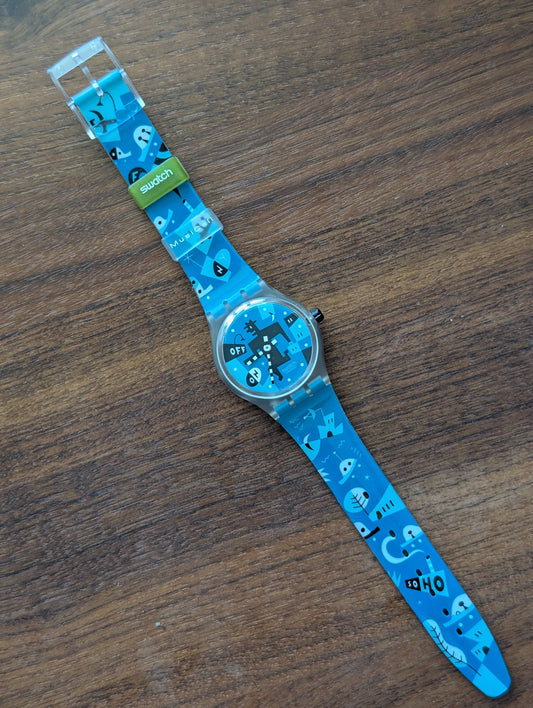 Swatch Musi-Call "Running Time" SLK107 (NWT)