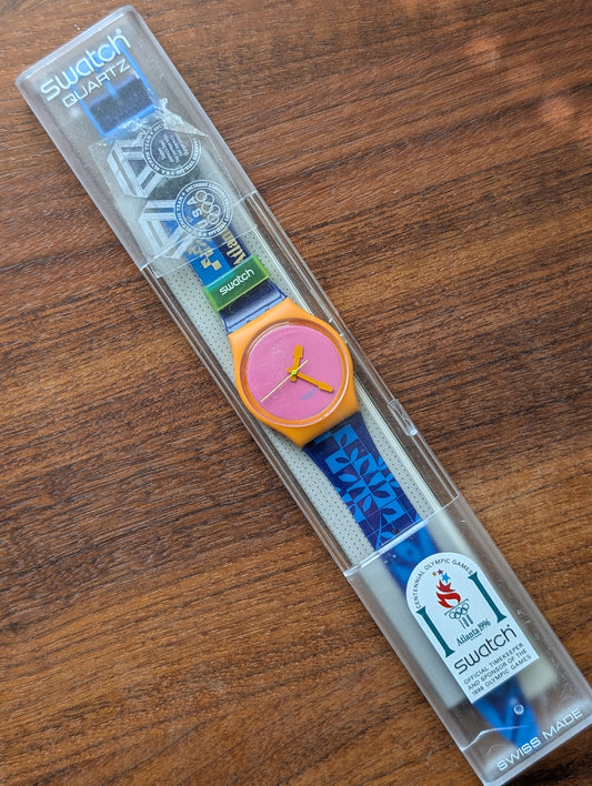 Swatch 1996 Olympics "Atlanta Staff" GO100C (NOS)