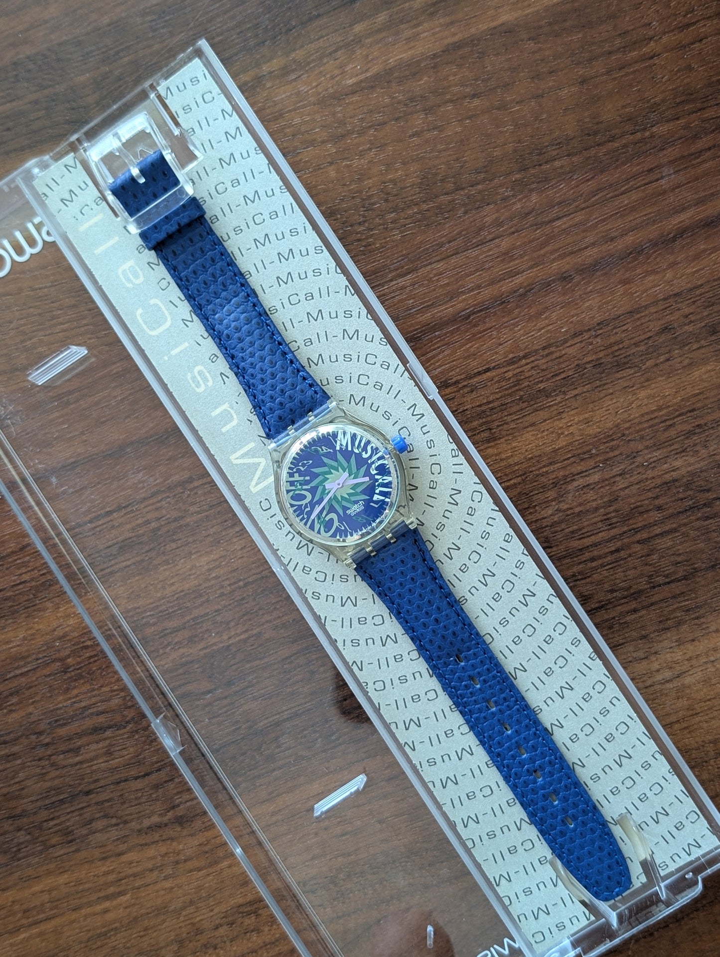 Swatch Musi-Call "Tone in Blue" SLK100 (NOS)