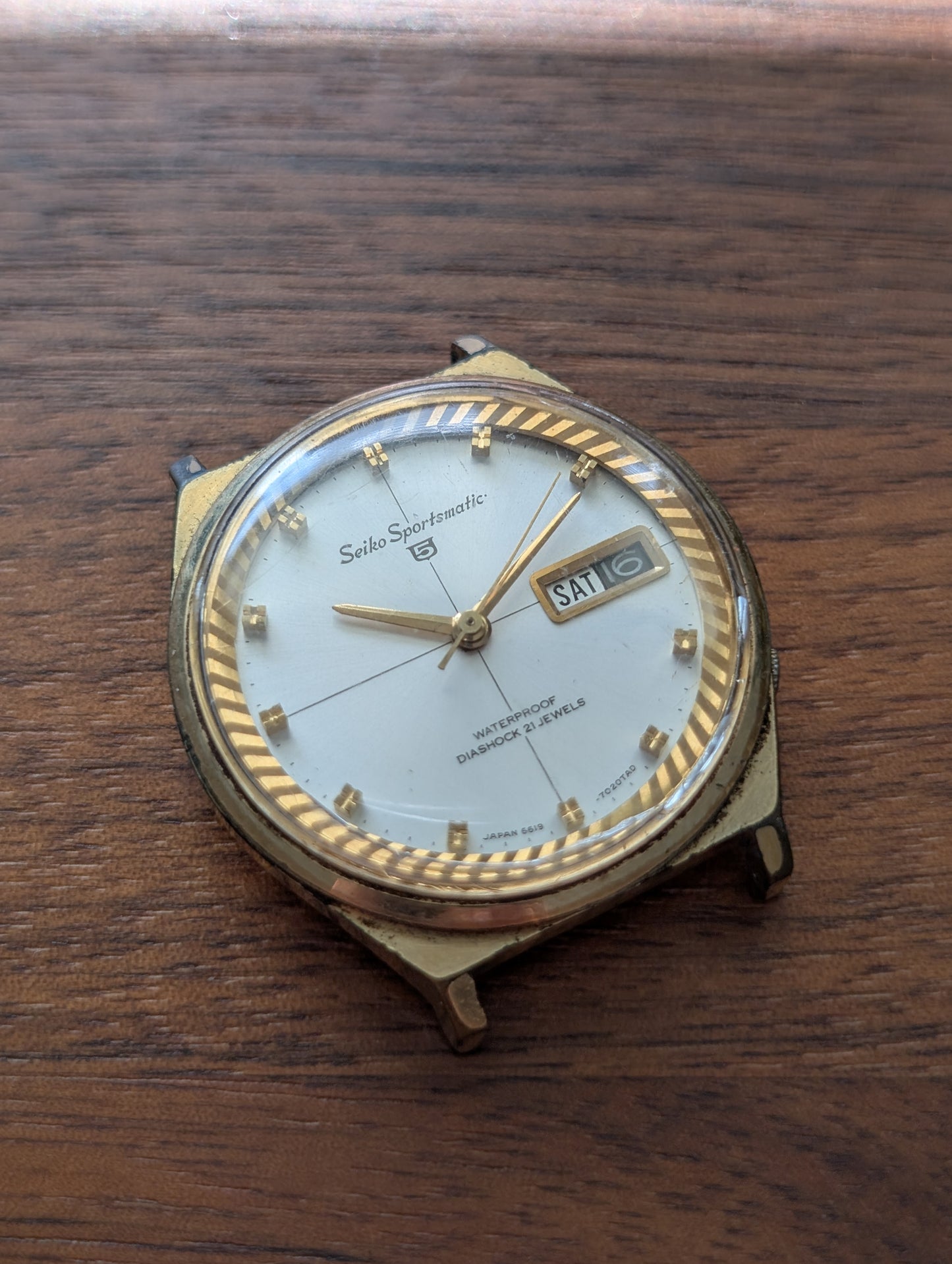Seiko 5 Sportmatic 6619-7020 (For Parts or Repair)