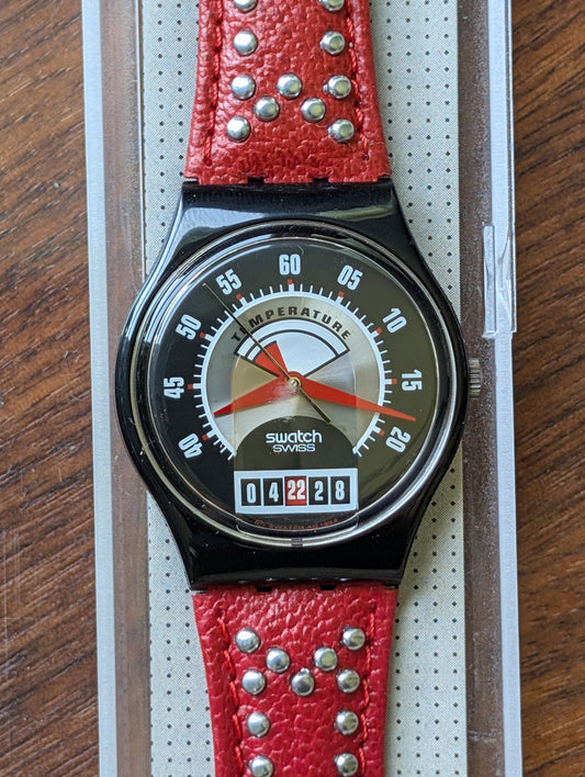 Swatch "Red Flame" GB418 (NOS)