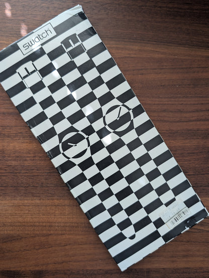 Swatch "White Hours Black Minutes" GZS10 (2-Pack) (NOS)
