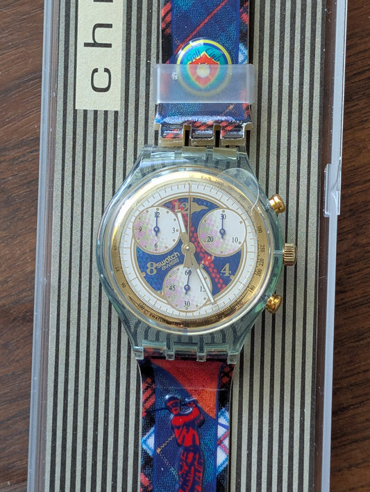Swatch Chrono "Hole in One" SCG106 (NOS)