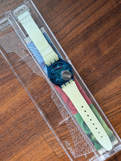 Swatch "Blue Pasta" GG138 (NOS)