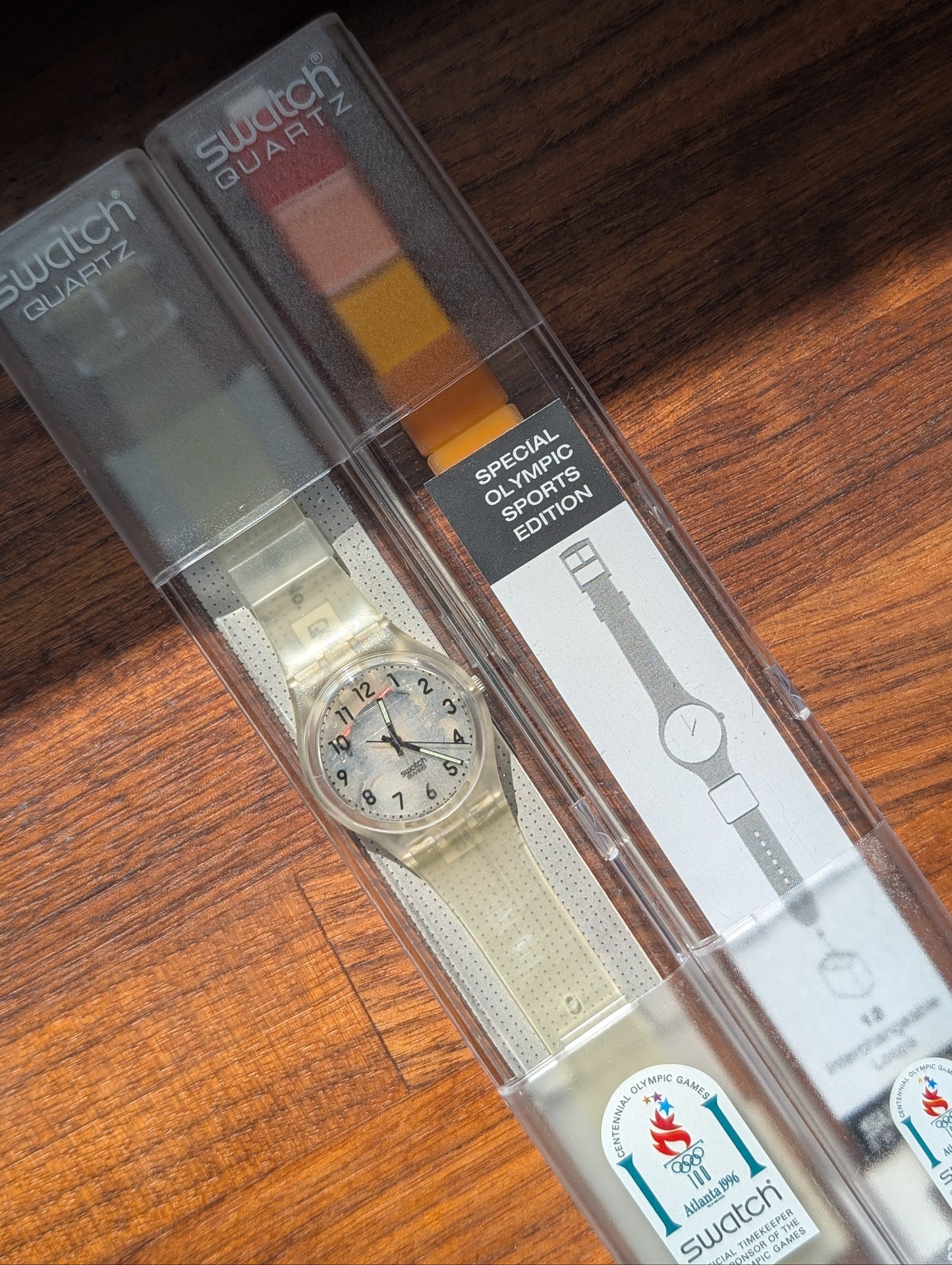 Swatch "Transparent" Olympic Sports Special Edition GK209SL (NOS)