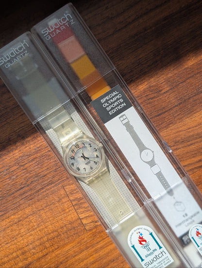 Swatch "Transparent" Olympic Sports Special Edition GK209SL (NOS)