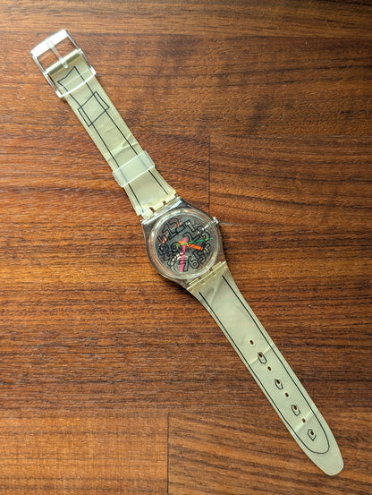 Swatch "Scribble" GZ124 (NOS)