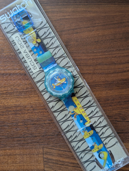 Swatch Scuba "Yellow Submarine" SDL101 (NOS)