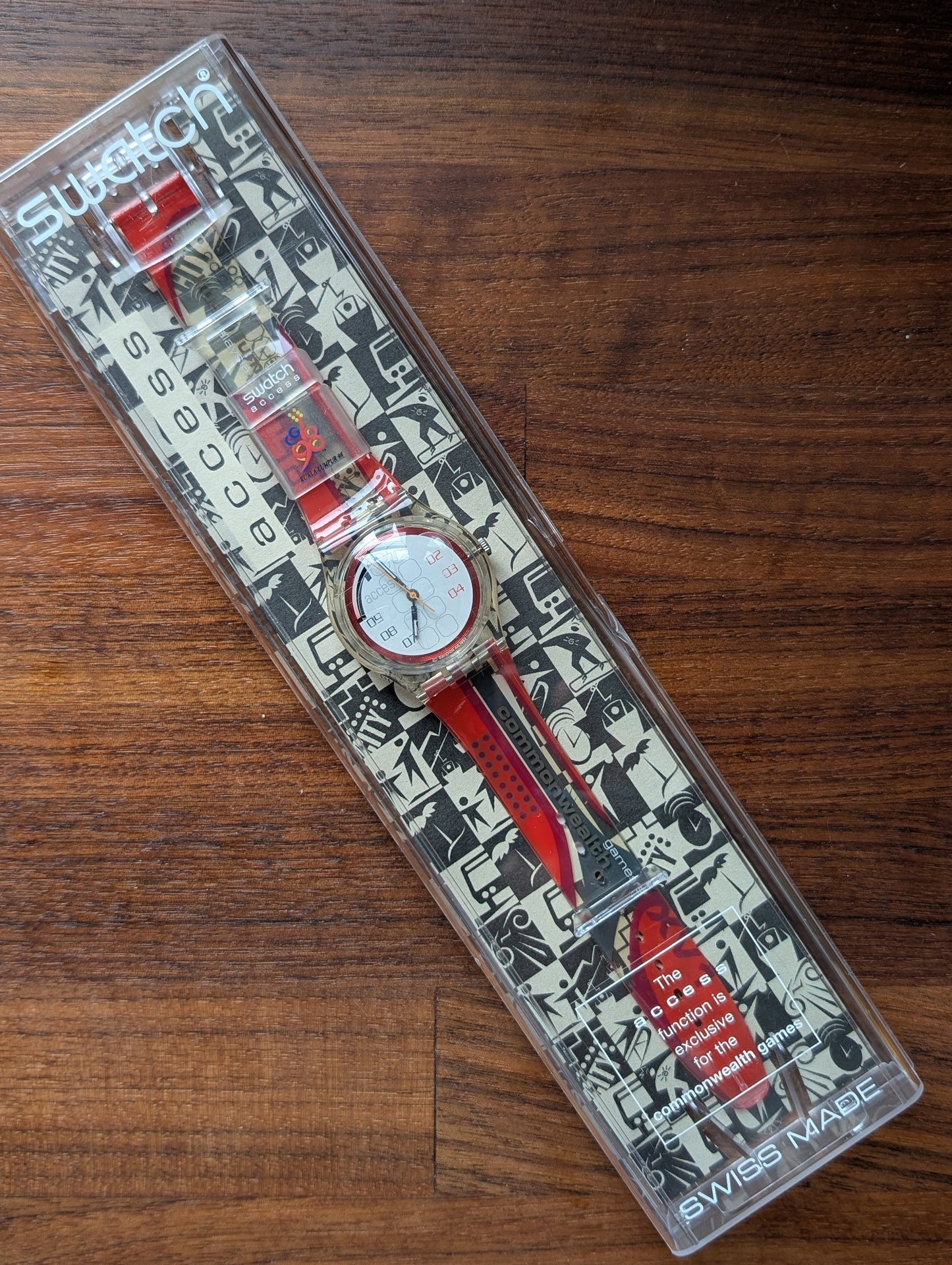 Swatch Commonwealth Games 1998 "Menang" SKK108 (NOS)