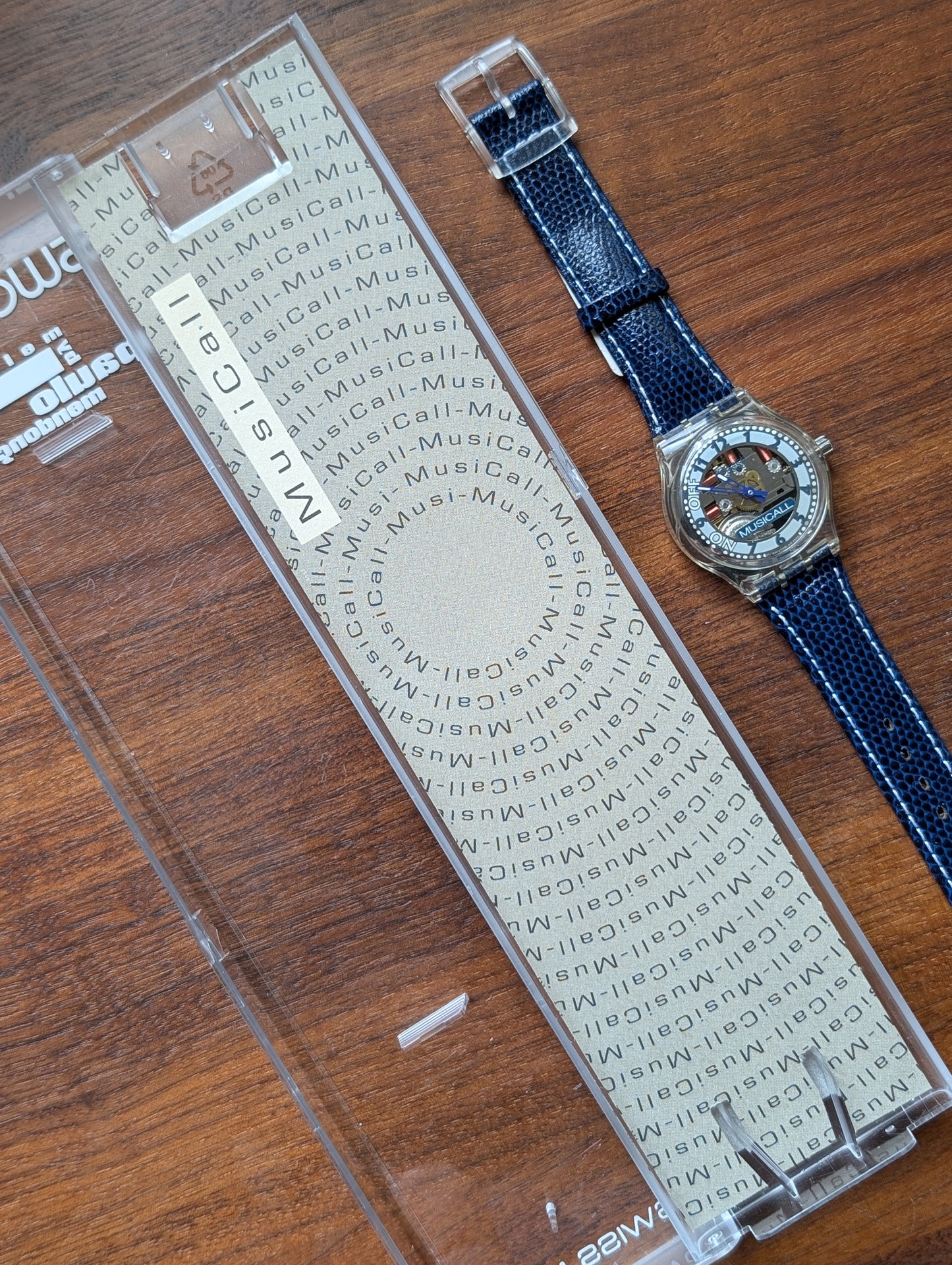 Swatch x Paulo Mendonca "Blue Through" SLK110 (NOS)