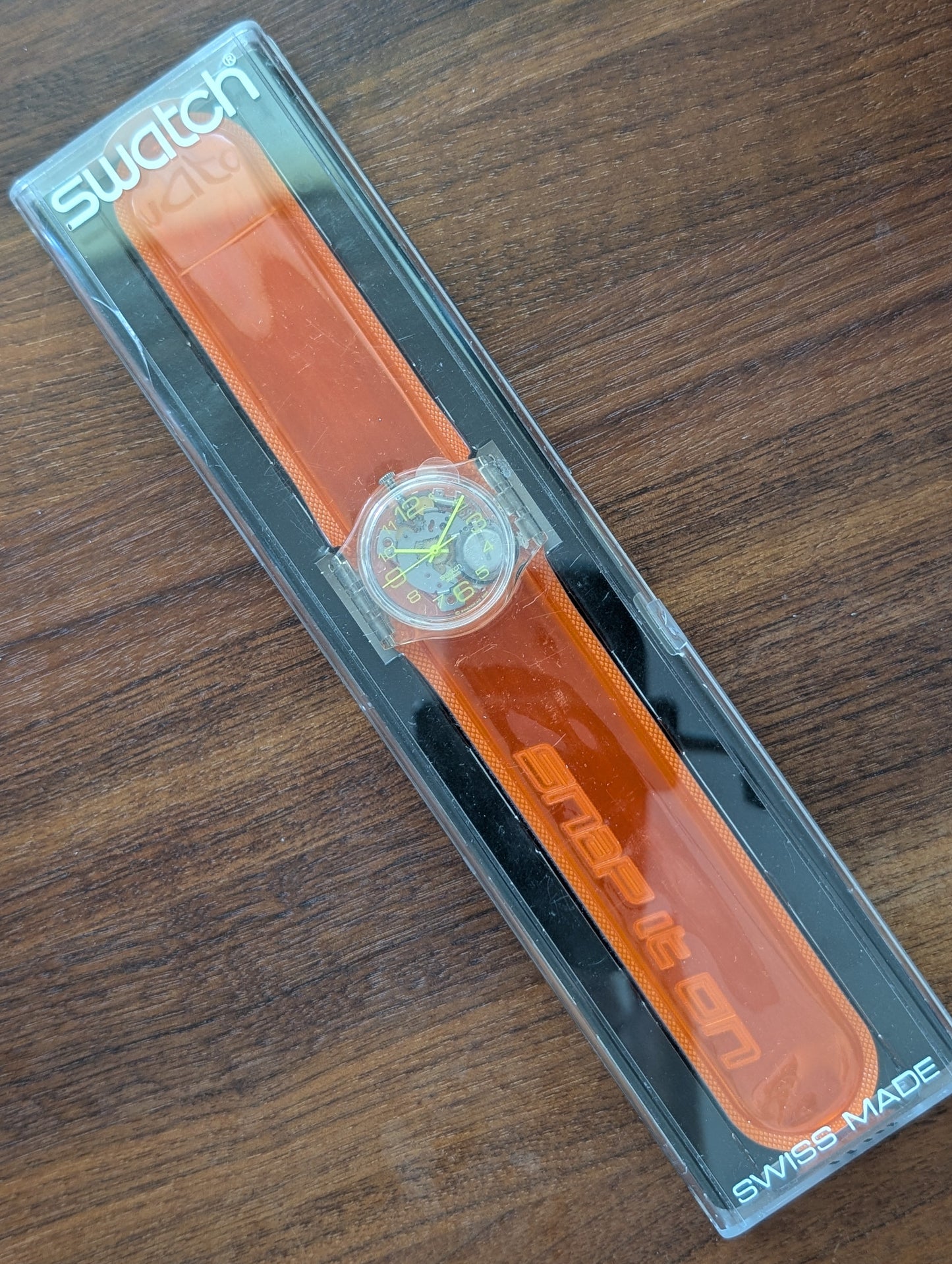 Swatch "Orange Spring" GK248C (NOS)