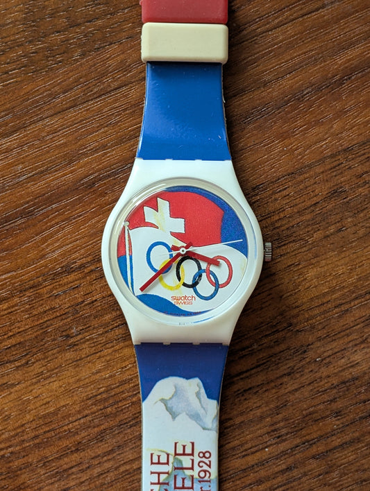Swatch "St. Moritz 1928" GZ134 (Used)