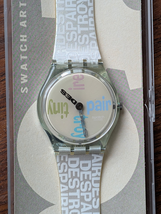 Swatch x Nancy Dwyer "Destime" GG144 (NOS)