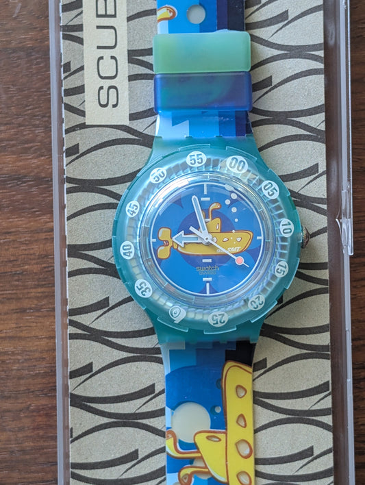 Swatch Scuba "Yellow Submarine" SDL101 (NOS)