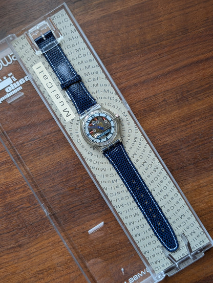 Swatch x Paulo Mendonca "Blue Through" SLK110 (NOS)