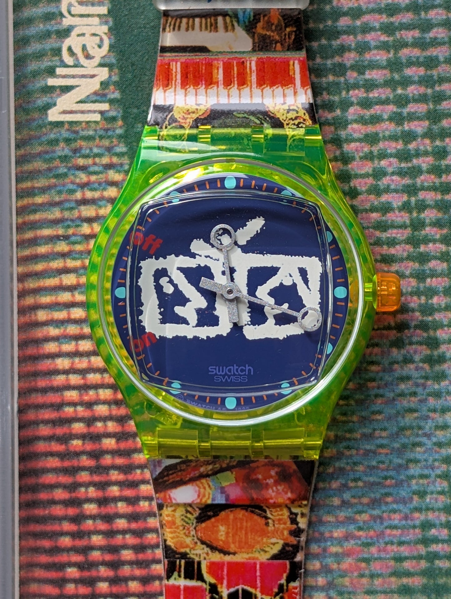 Swatch x Nam June Paik "Zapping" SLZ104 (NOS)