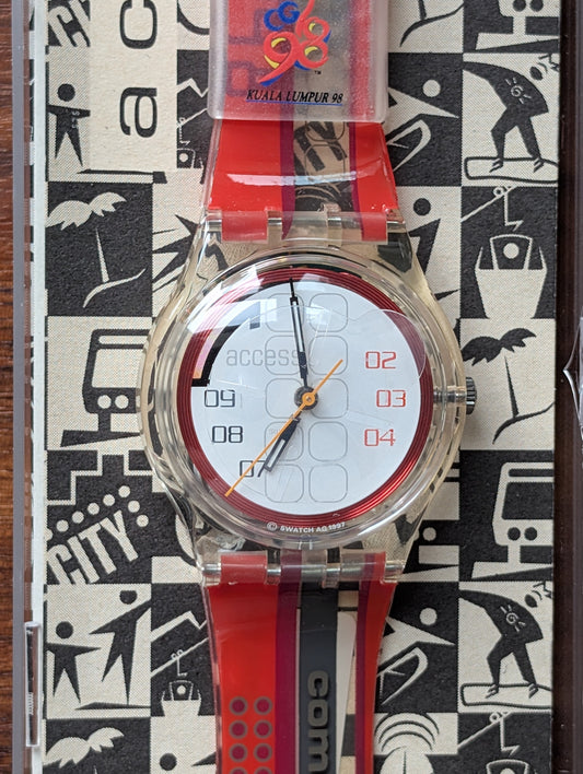 Swatch Commonwealth Games 1998 "Menang" SKK108 (NOS)