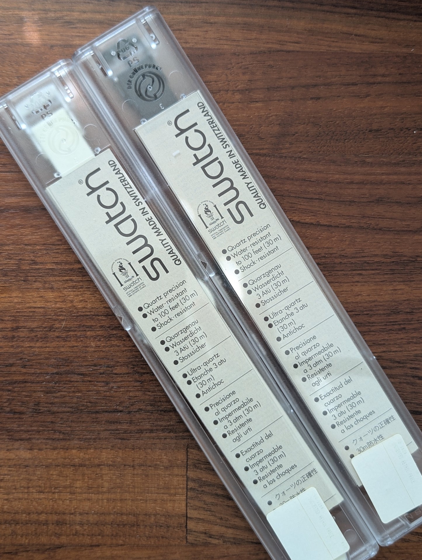 Swatch "White Hours Black Minutes" GZS10 (2-Pack) (NOS)