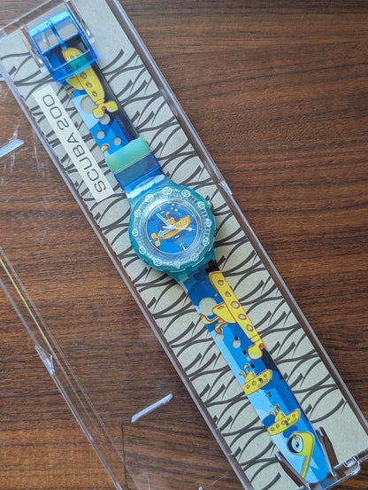 Swatch Scuba "Yellow Submarine" SDL101 (NOS)