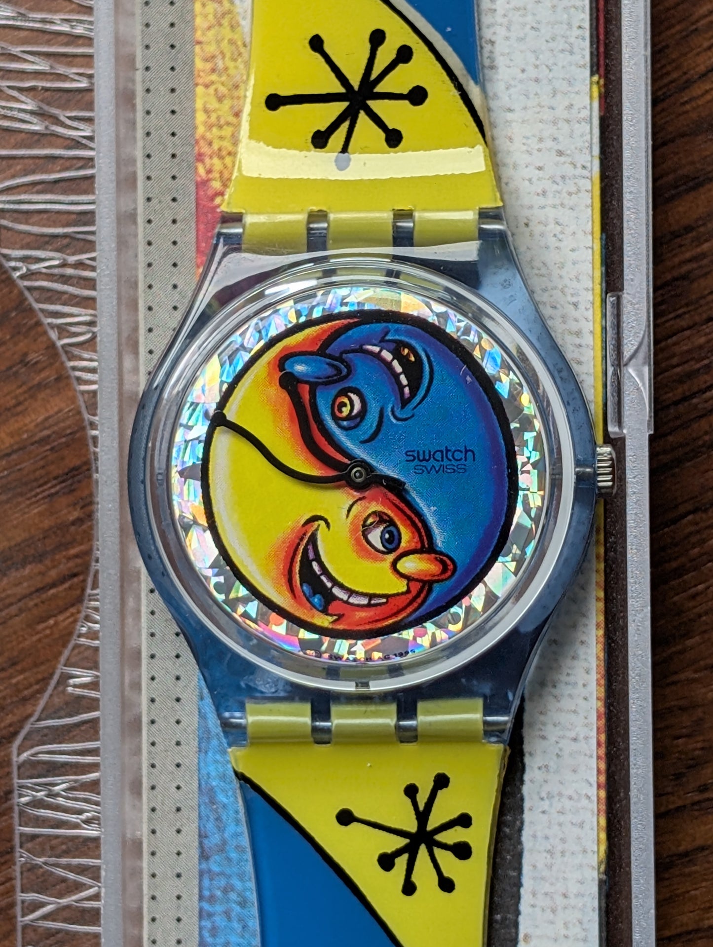 Swatch x Kenny Scharf "Fiz 'n Zip" GN164 (NOS)