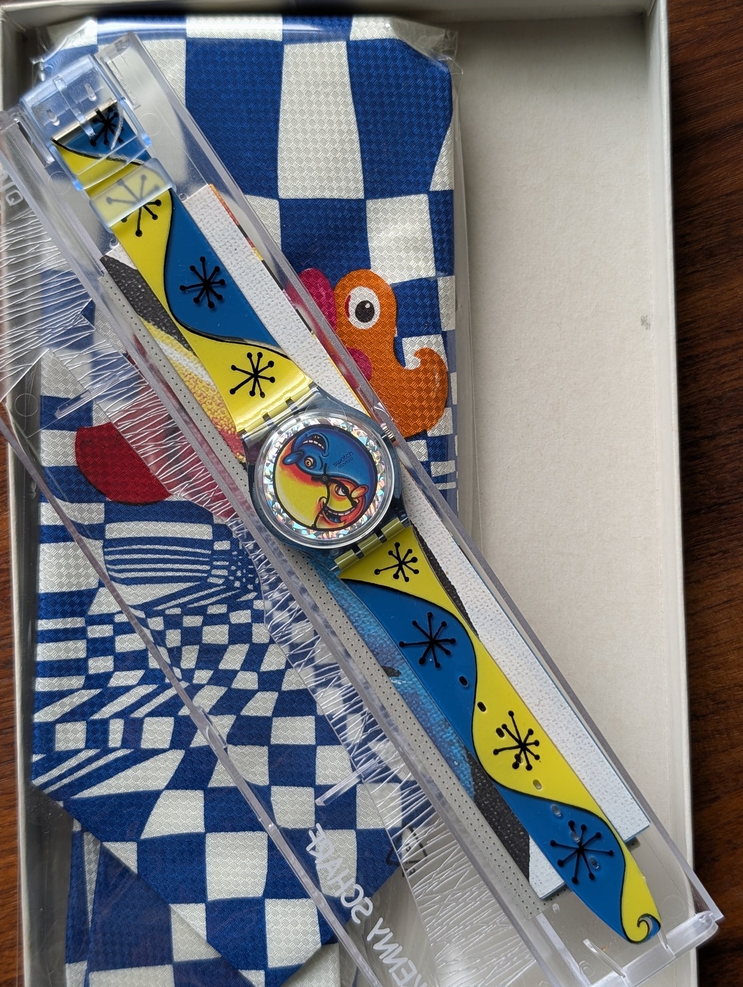 Swatch x Kenny Scharf "Fiz 'n Zip" Box Set GN164NT (NOS)