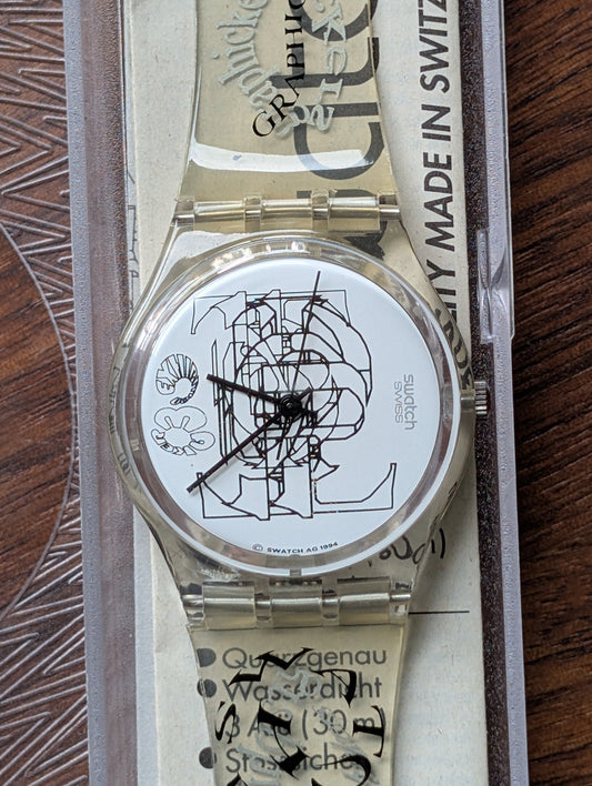 Swatch x Hajime Tachibana "Graphickers" GK208 (NOS)
