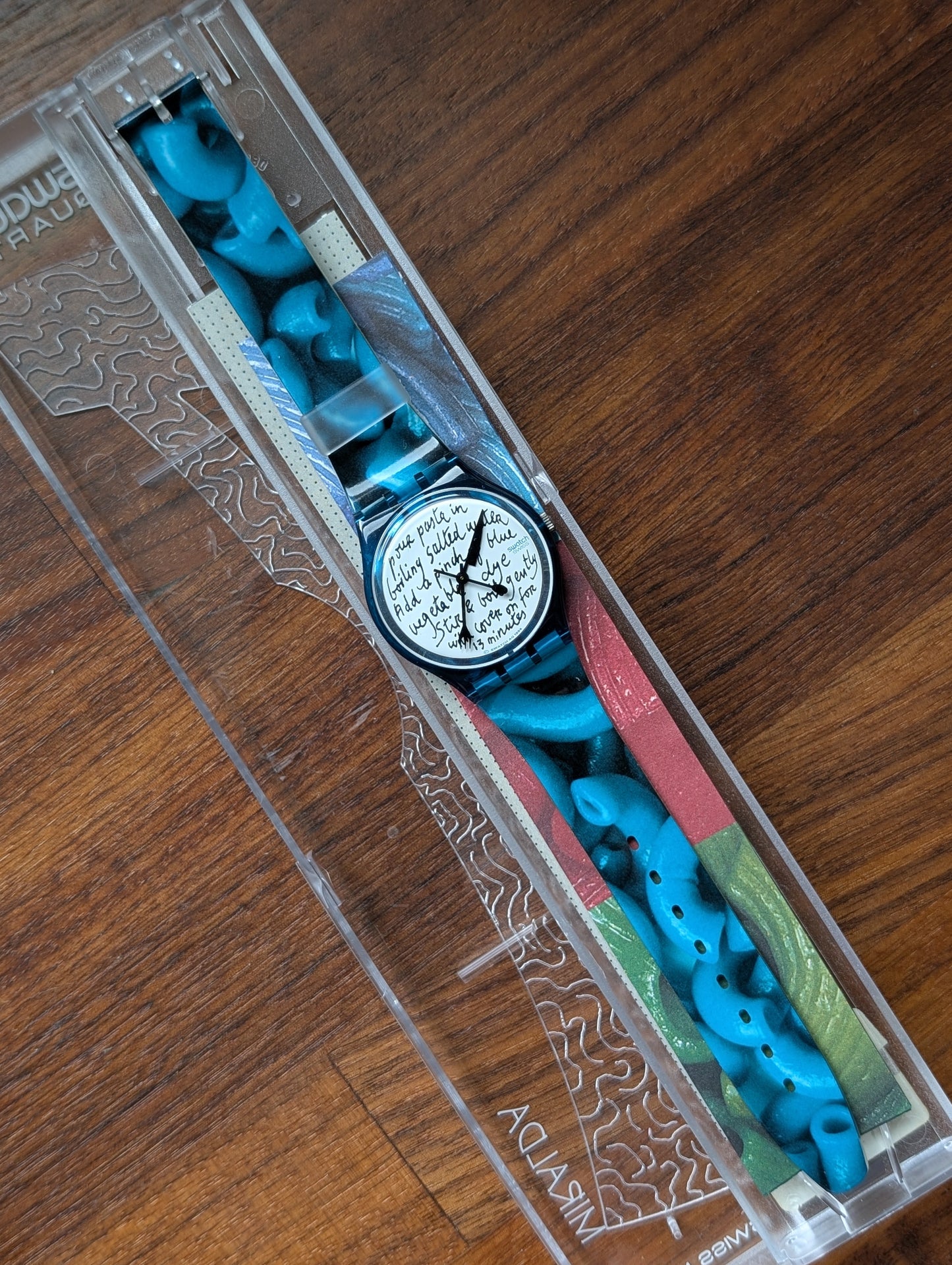 Swatch "Blue Pasta" GG138 (NOS)