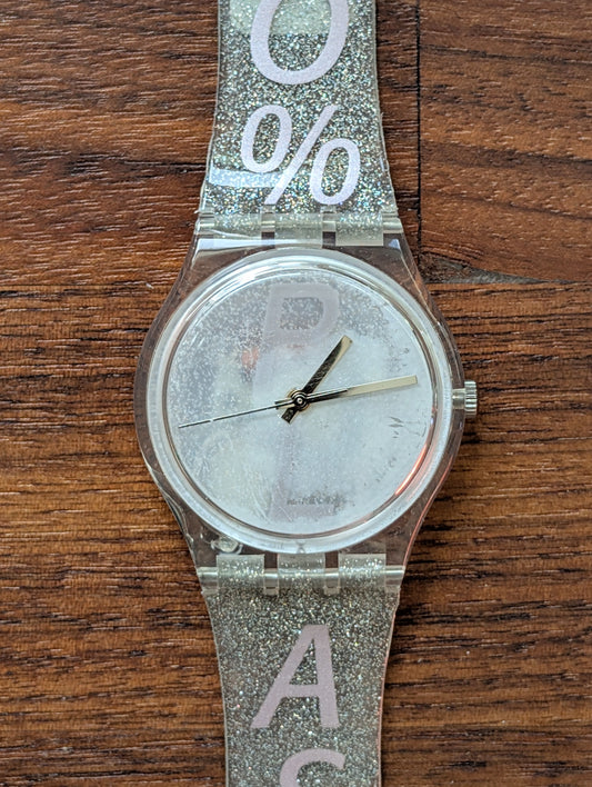 Swatch "100% Plastic" GK236 (NWT)