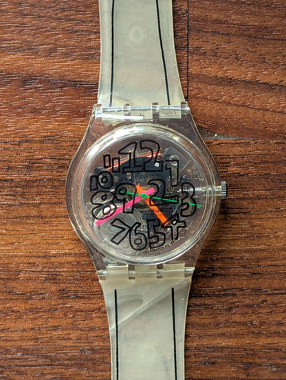 Swatch "Scribble" GZ124 (NOS)
