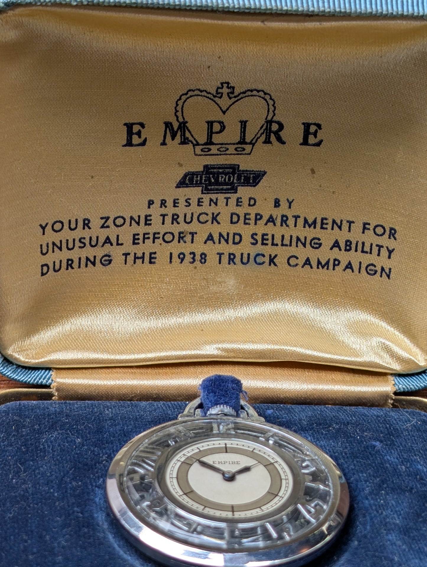 1938 Empire Pocket Watch