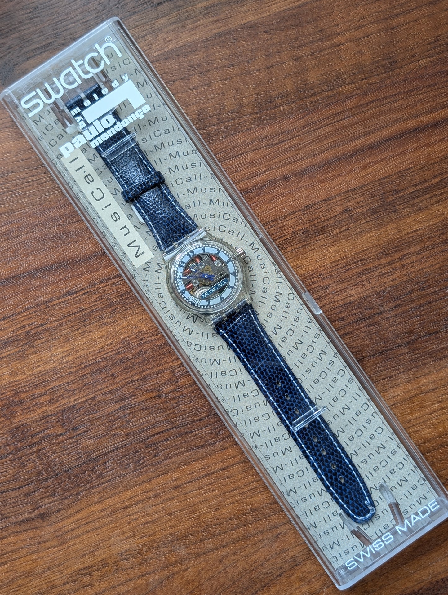 Swatch x Paulo Mendonca "Blue Through" SLK110 (NOS)