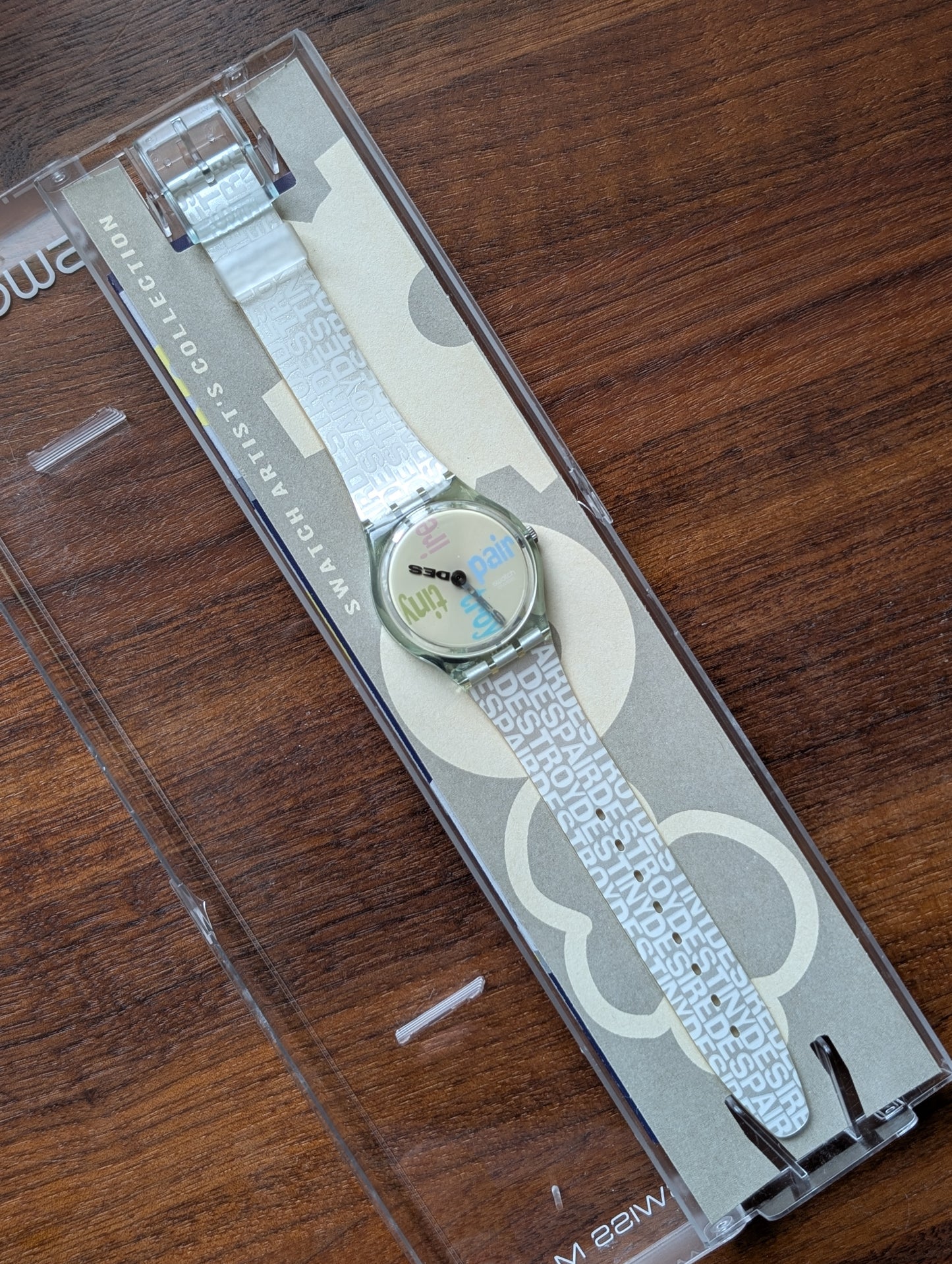 Swatch x Nancy Dwyer "Destime" GG144 (NOS)