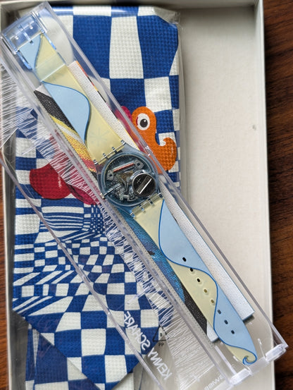 Swatch x Kenny Scharf "Fiz 'n Zip" Box Set GN164NT (NOS)