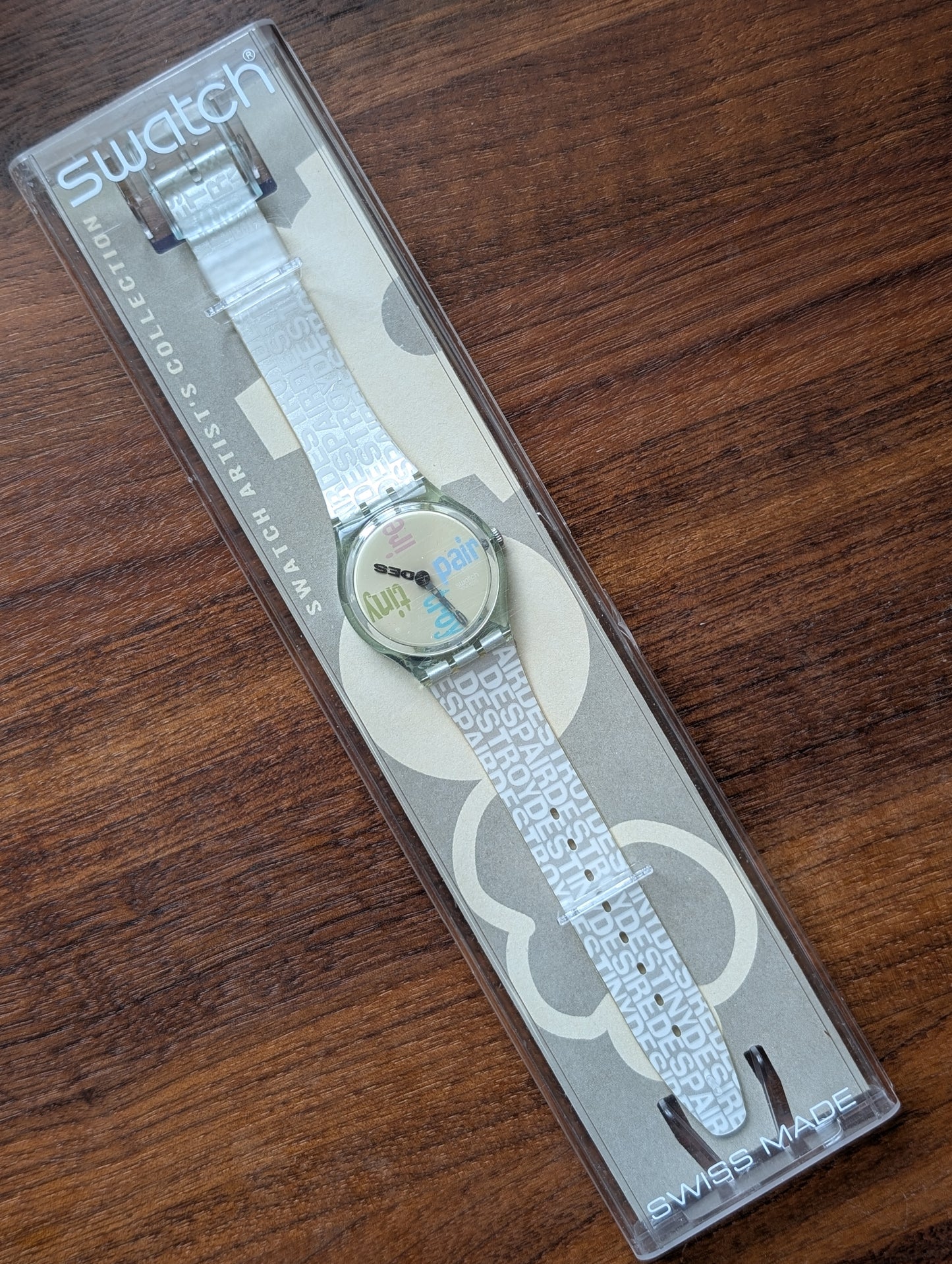 Swatch x Nancy Dwyer "Destime" GG144 (NOS)