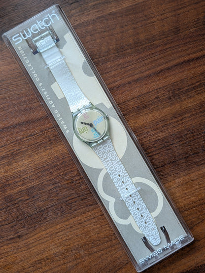 Swatch x Nancy Dwyer "Destime" GG144 (NOS)