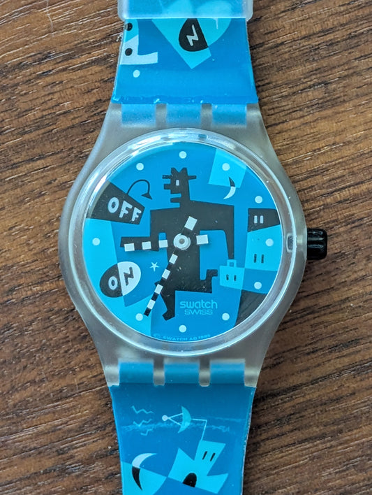 Swatch Musi-Call "Running Time" SLK107 (NWT)