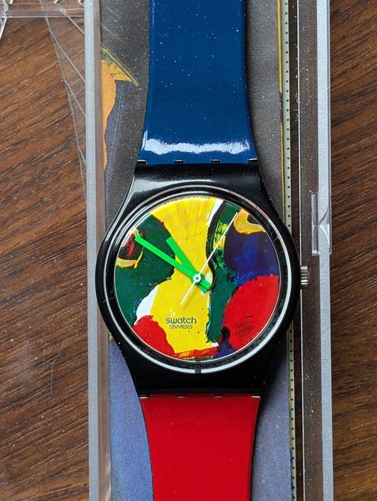 Swatch x Bengt Lindstrom "Temps Zero" GB166 (Used)