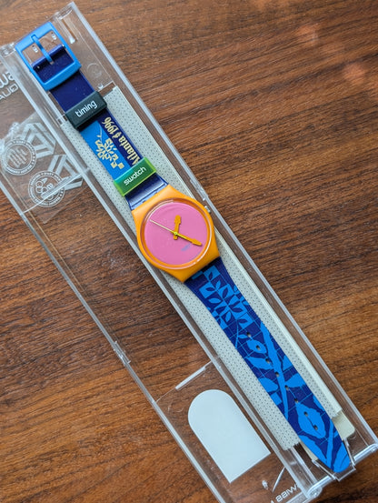 Swatch 1996 Olympics "Atlanta Staff" GO100C (NOS)