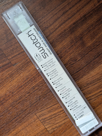 Swatch "Blue Pasta" GG138 (NOS)