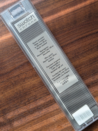 Swatch "Pure Black" SCB114 (NOS)