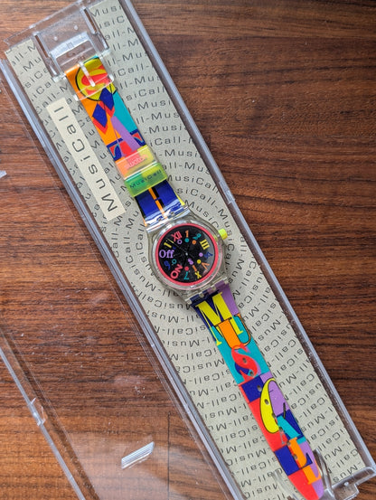 Swatch x Philip Glass "Boogie Mood" SLK104 (NOS)