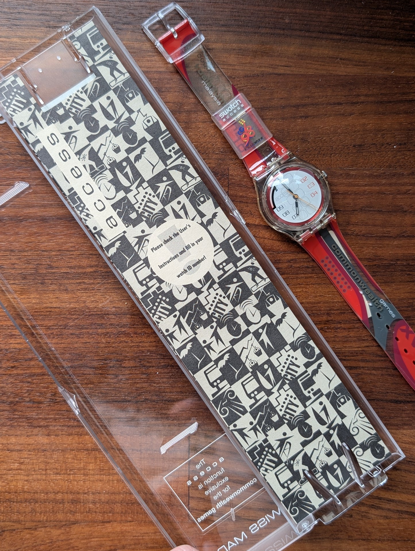 Swatch Commonwealth Games 1998 "Menang" SKK108 (NOS)