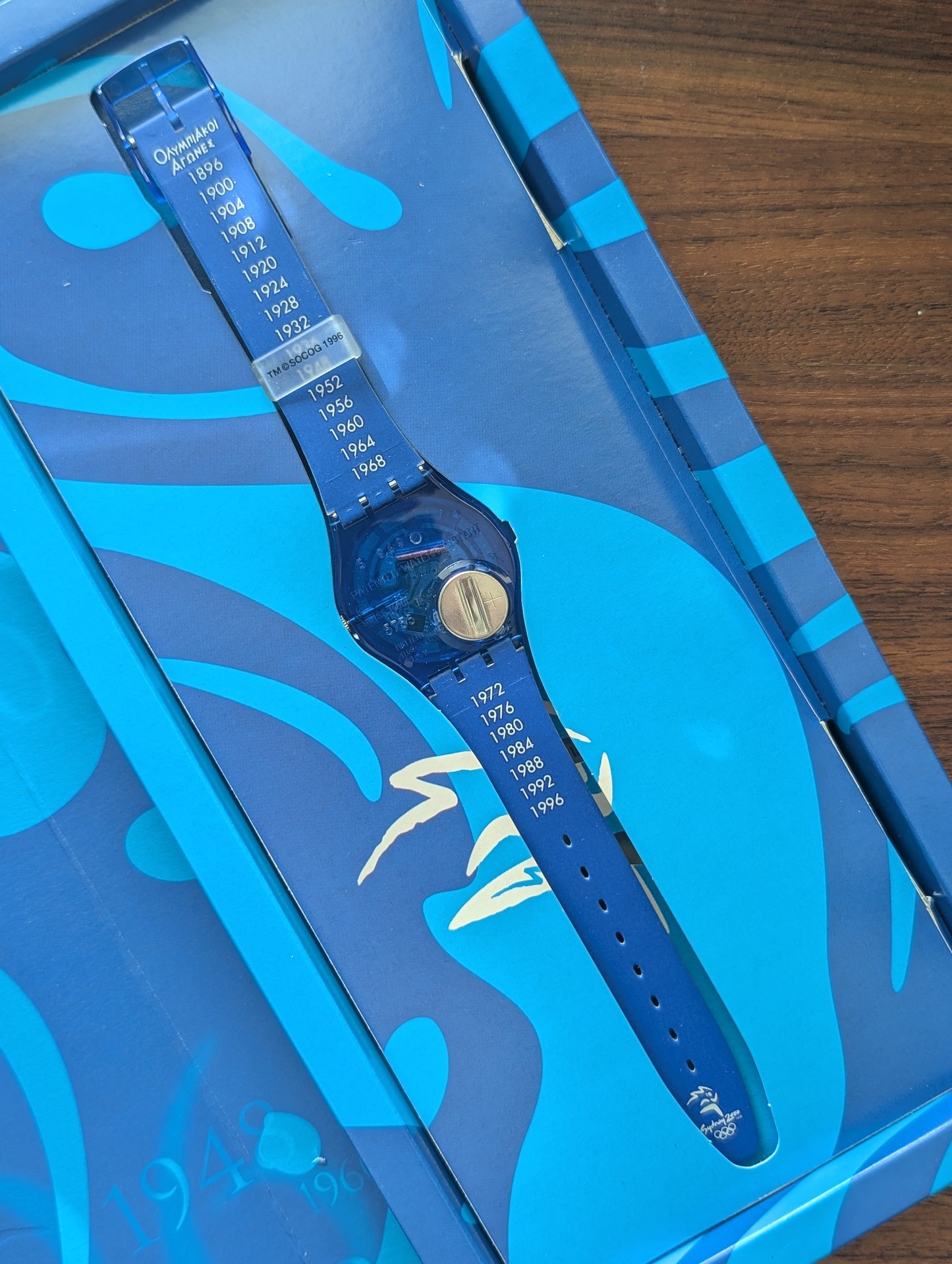 Swatch "Glorious Blue" GN182 (NOS)