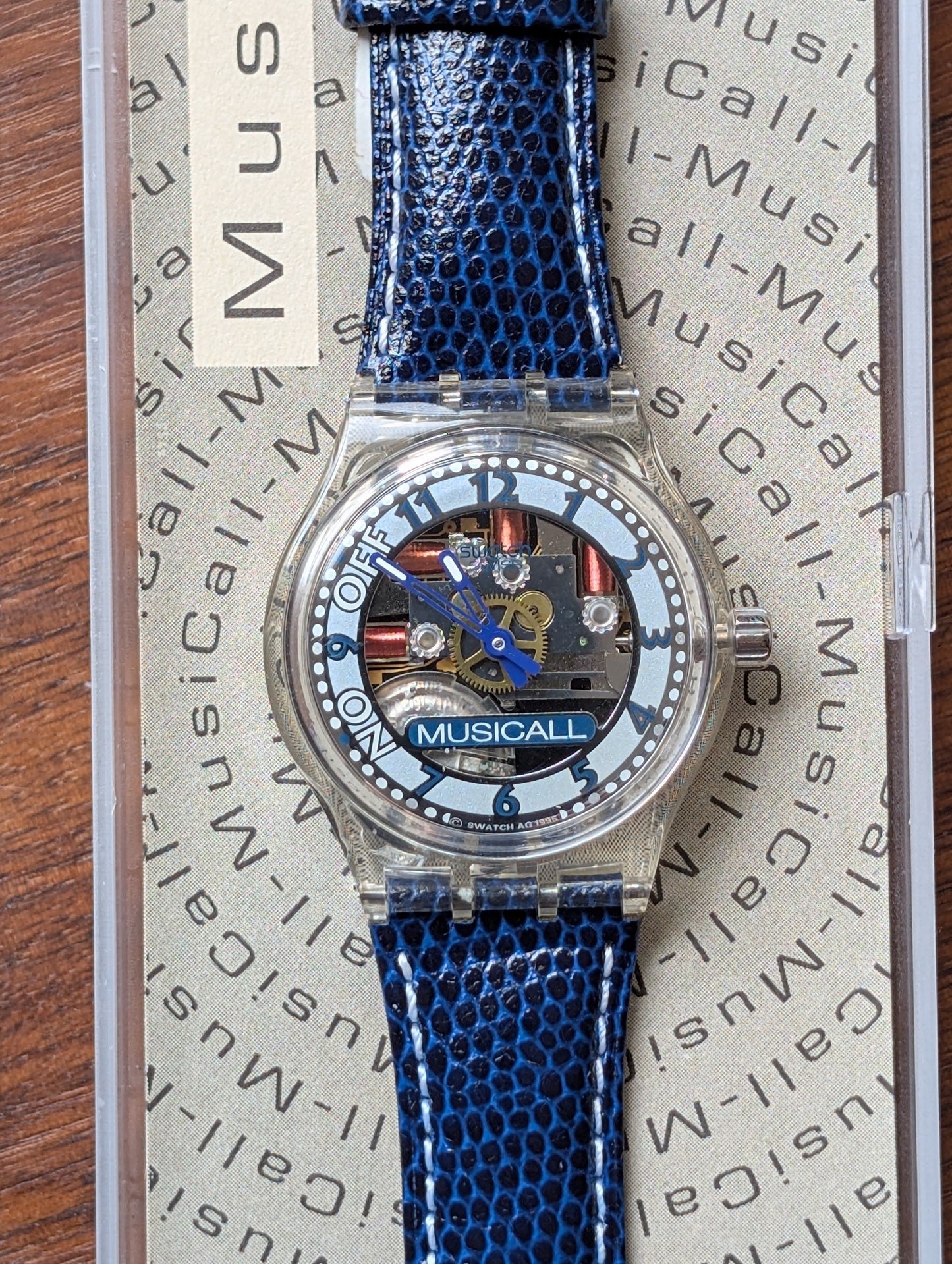 Swatch x Paulo Mendonca "Blue Through" SLK110 (NOS)